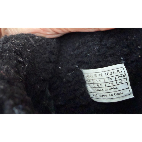 Ugg Australia Newberry Side Zip Waterproof Insulated Black gray Boots Women's 8 - Picture 3 of 13